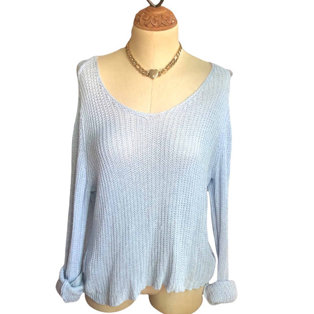 Brandy Melville light blue knit